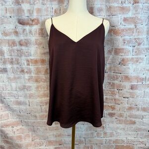 Express Maroon Camisole Top